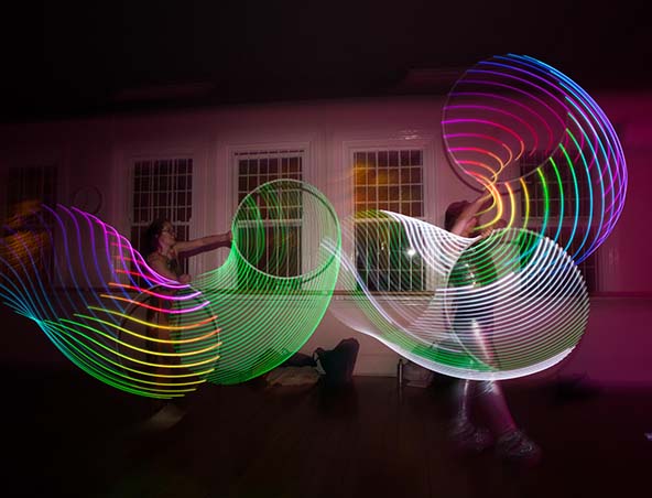 Sydney LED Hula hoopers