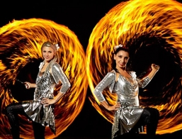 Sydney Duo Fire Twirling Show